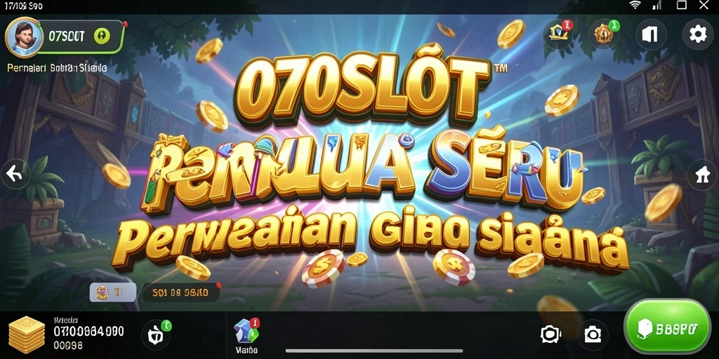 Gameplay mendebarkan dalam 070SLOT yang menampilkan slot interaktif.