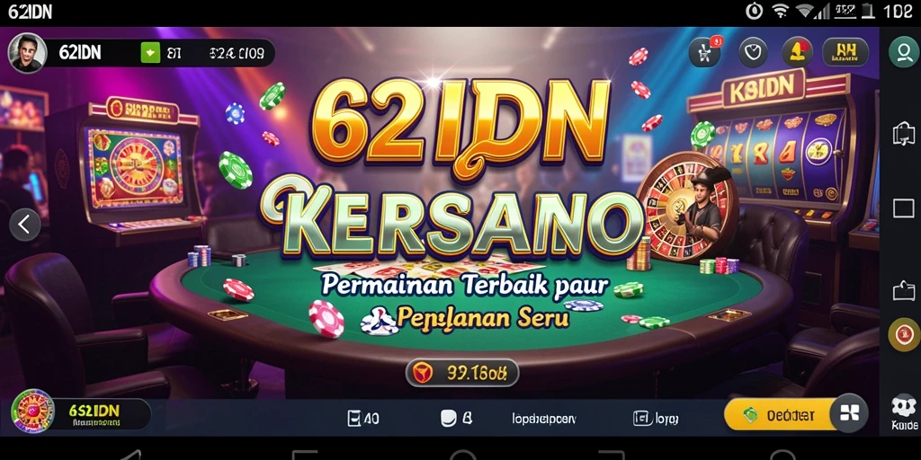 Tangkap momen seru saat bermain game Kasino di 62IDN.