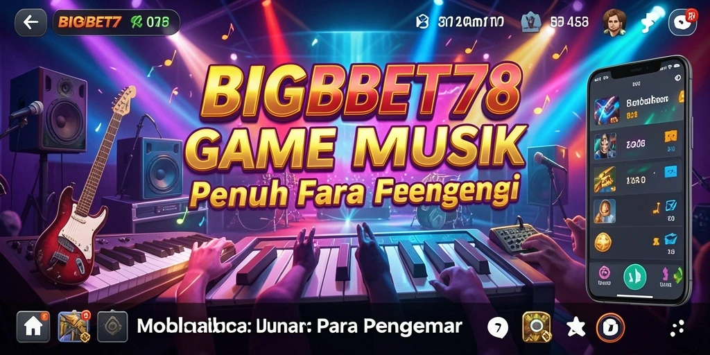Tampilan gameplay <strong>BIGBET78</strong> yang menarik dengan fitur musik interaktif.