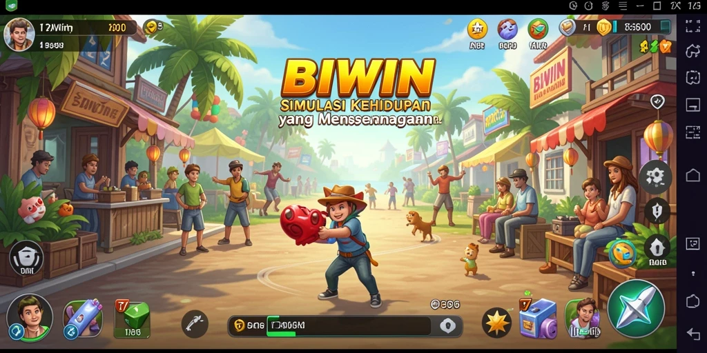 Tangkapan layar menampilkan gameplay menarik dari BIWIN.