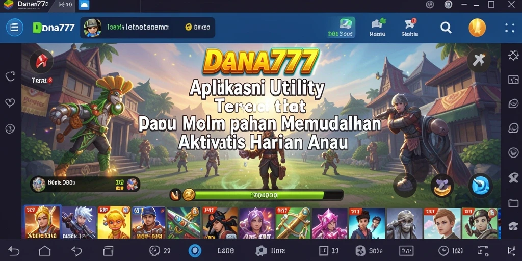 Tampilan antarmuka DANA777 yang user-friendly dan fungsional.
