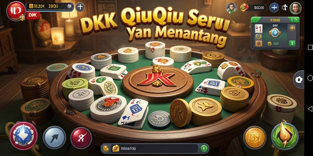 Screenshot DKK menunjukkan keseruan gameplay QiuQiu yang intens.