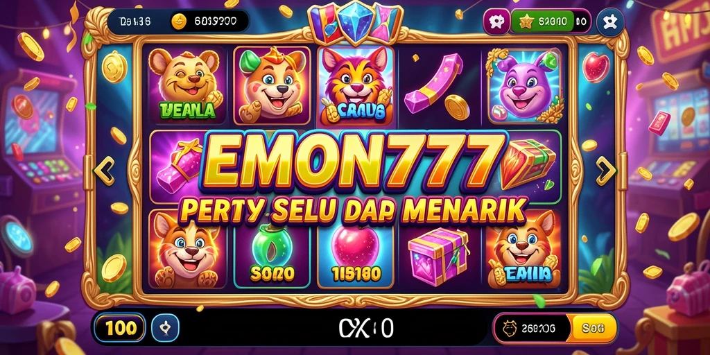 Menampilkan gameplay EMON777 dengan grafik Slot yang memukau.