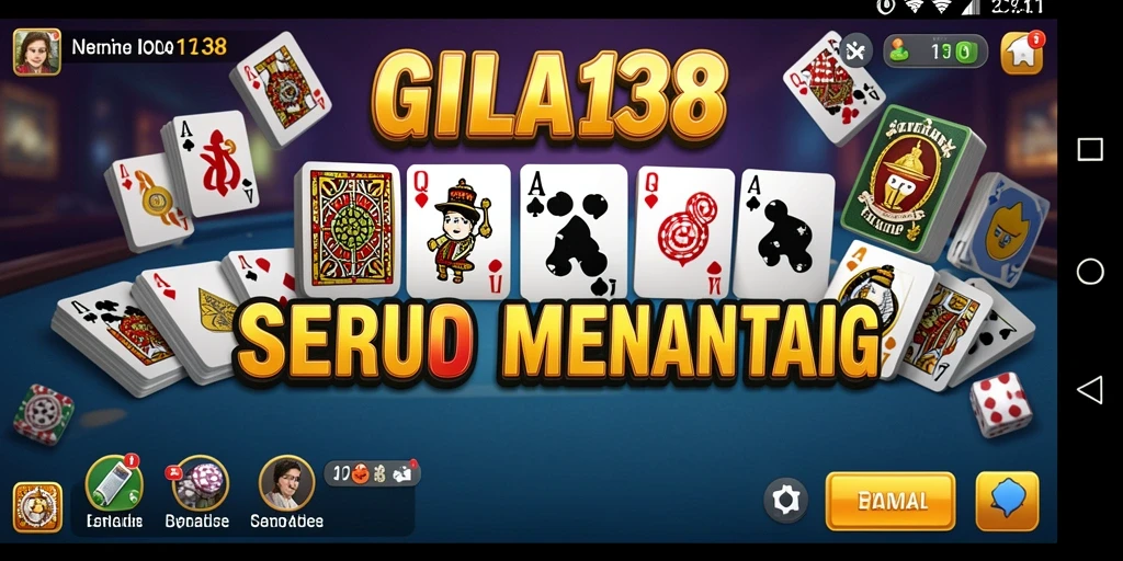 Tampilan gameplay menarik dari GILA138 yang menunjukkan suasana permainan domino.