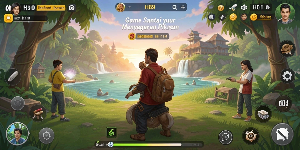 Tampilan gameplay H89 yang cerah dan menarik.
