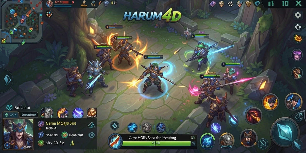 Gameplay seru dan strategis dalam HARUM4D.