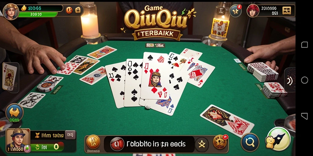 Screenshot gameplay QiuQiu yang seru dan mendebarkan.