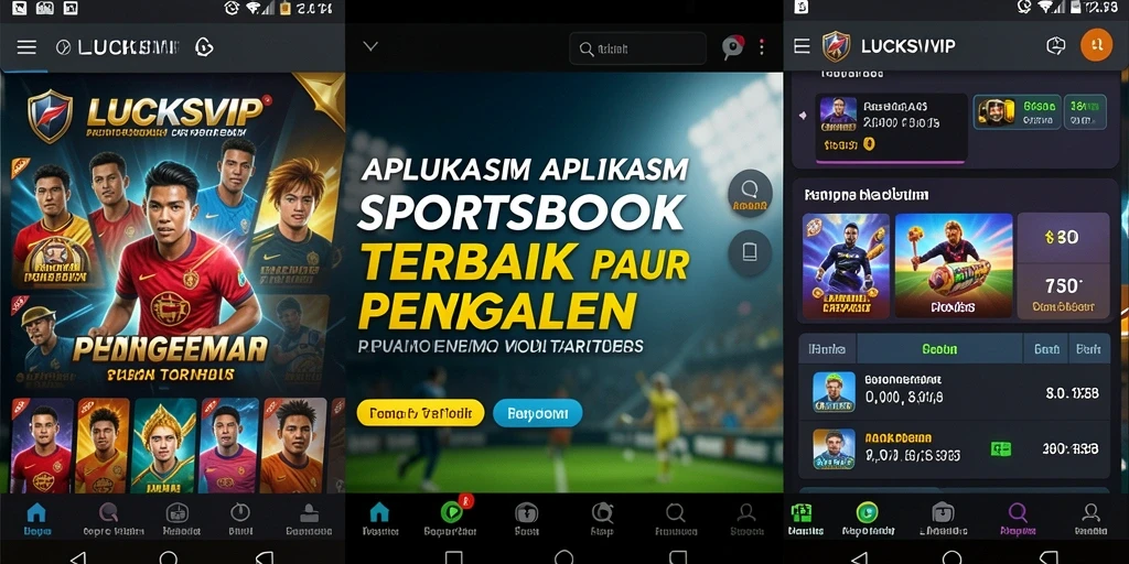 Tampilan antarmuka pengguna LUCKSVIP yang menarik untuk taruhan olahraga.