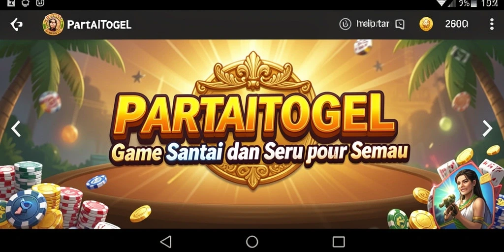 Tampilan gameplay seru dan interaktif PARTAITOGEL.