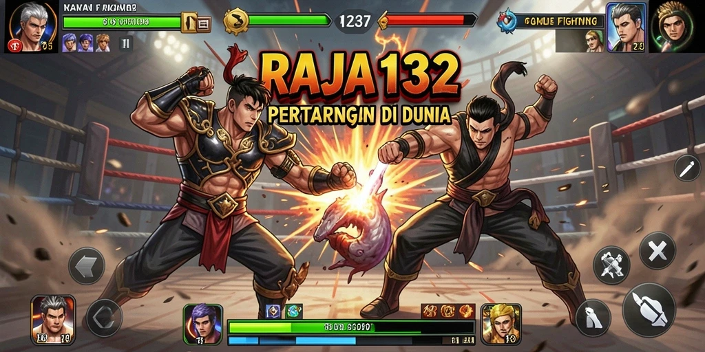 Tampilan seru dalam pertarungan epik di RAJA132.
