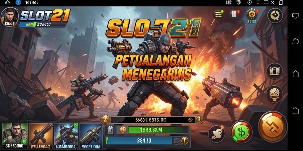 Tampilan mendebarkan dari gameplay SLOT21 dengan aksi nyata.