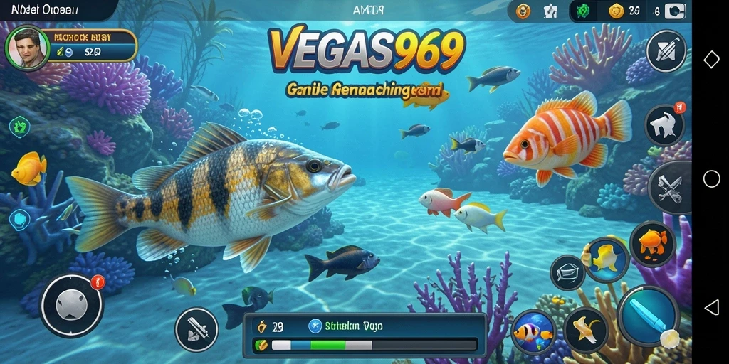Tangkapan ikan yang memukau dalam gameplay VEGAS969.