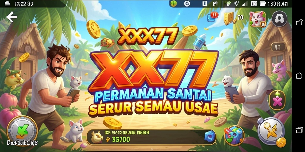 Tampilan menarik dari gameplay XXX777 yang penuh warna.