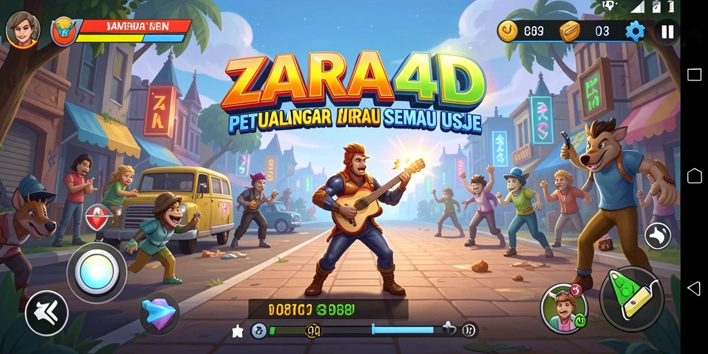 Tampilan gameplay seru di ZARA4D yang penuh tantangan.